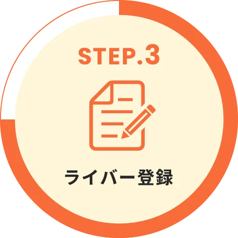 step03 ライバー登録