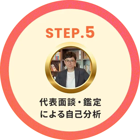 step05 代表面談・鑑定による自己分析